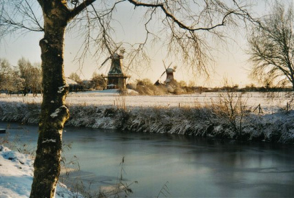 Winterlandschaft in Greetsiel