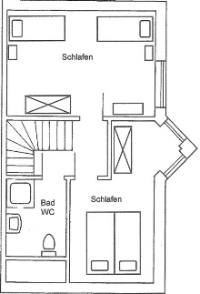Grundriss Obergeschoss